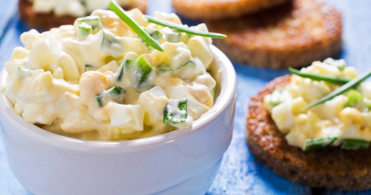 Slanke eiersalade (maar zeker niet minder lekker)