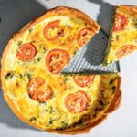 groentetaart met broccoli en spinazie