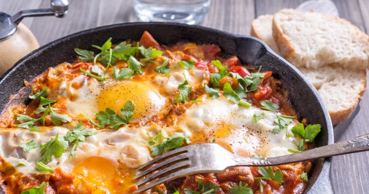 Shakshuka met brood