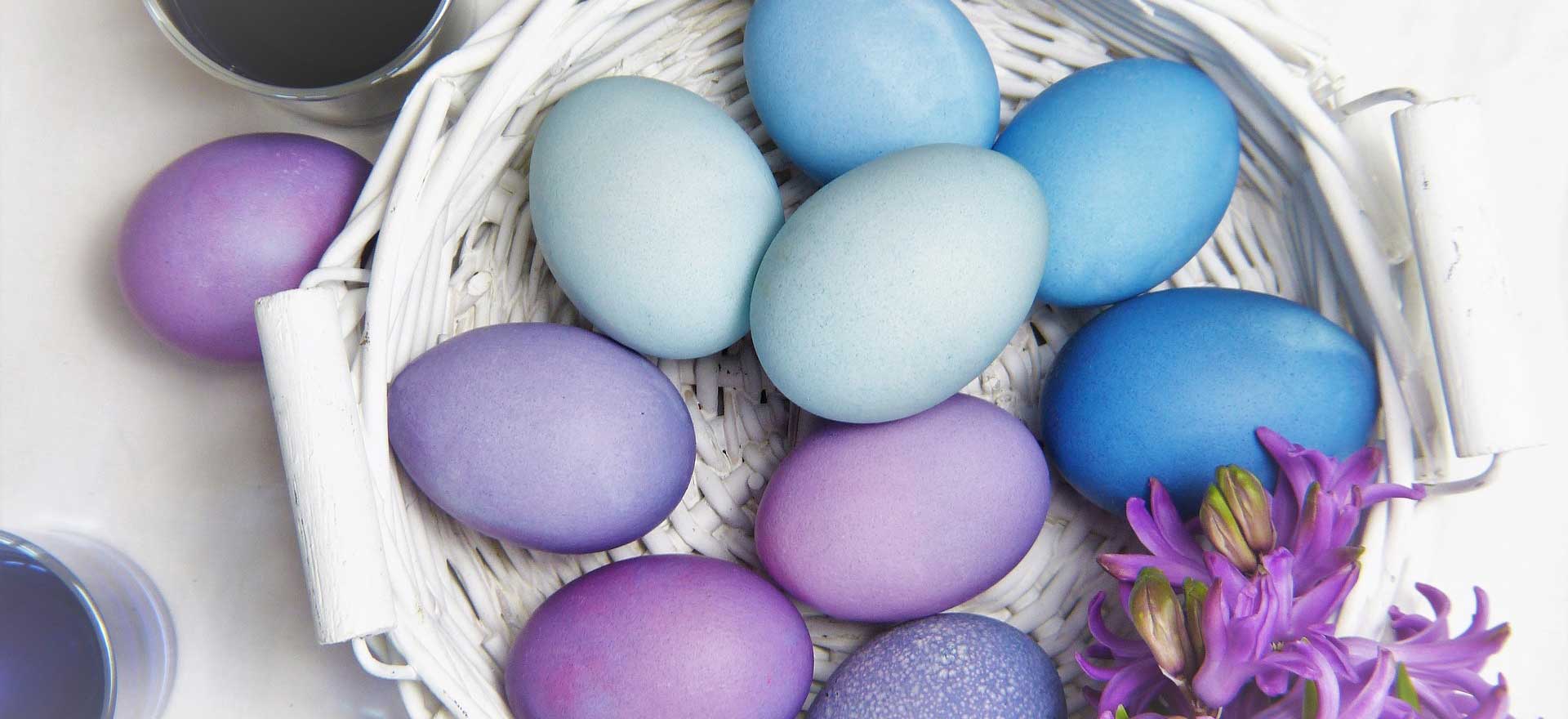 Eieren verven met producten uit je keukenkastje