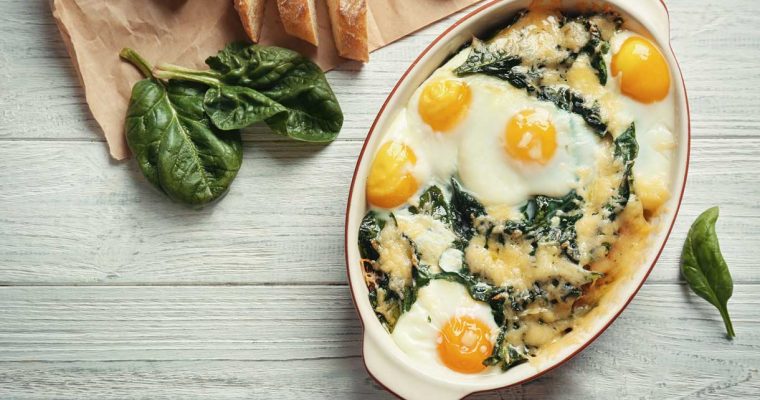 Florentijnse eieren (eggs a la Florentine)
