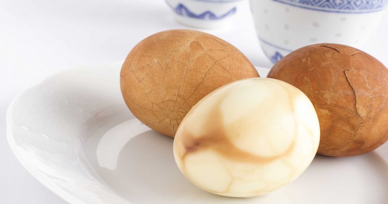 Chinese thee-eieren (gemarmerde eieren)