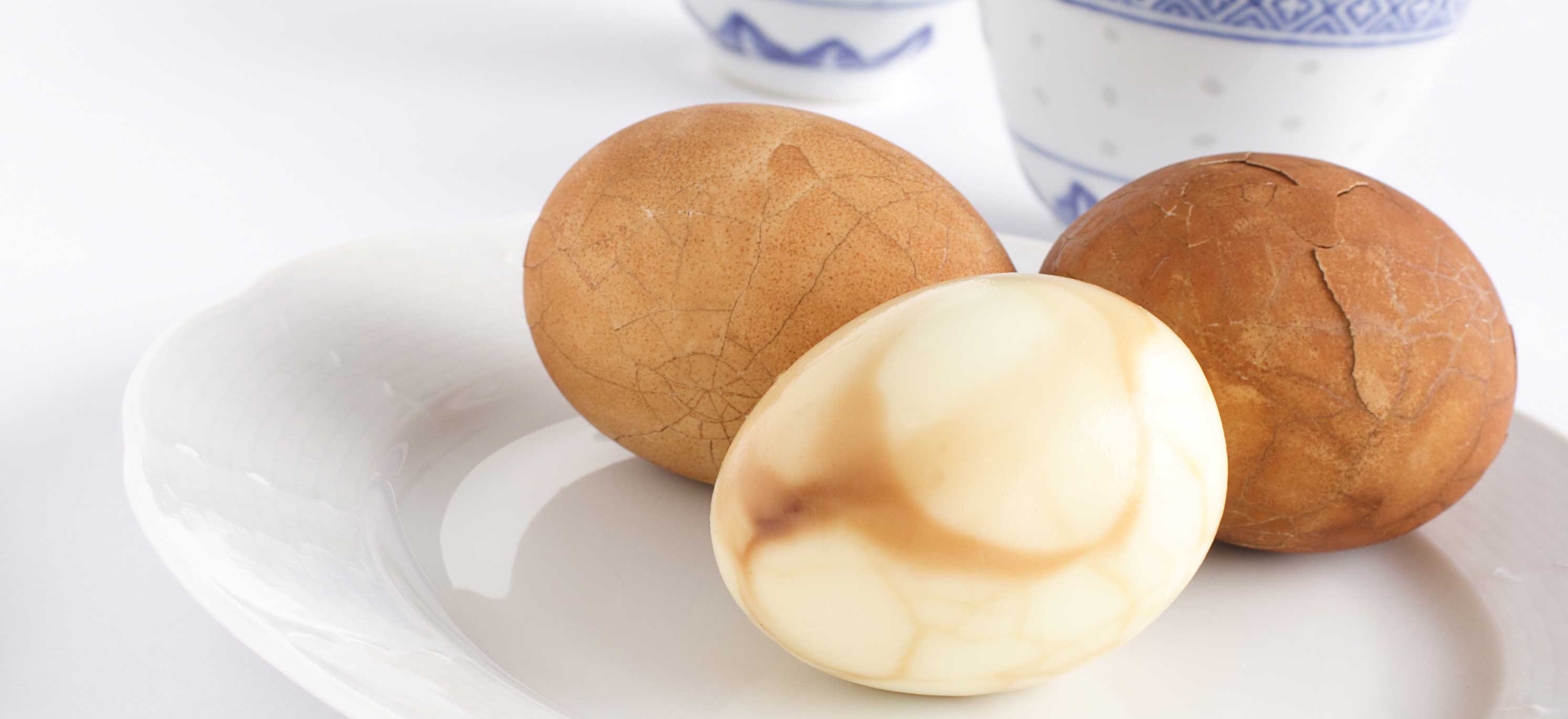 Chinese thee-eieren (gemarmerde eieren)