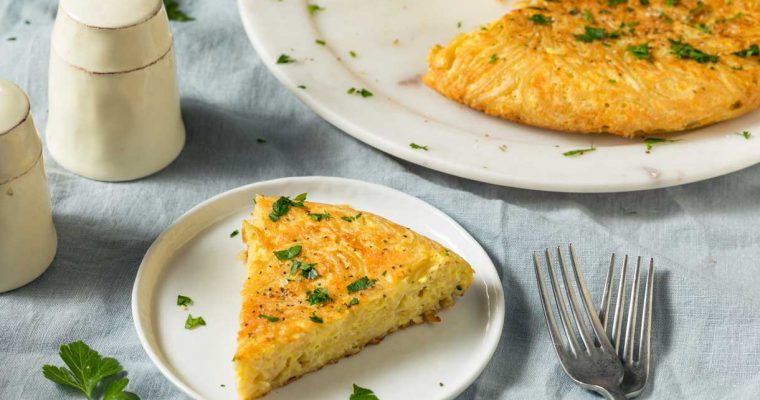 Spaghetti frittata: ideaal voor kliekjes pasta